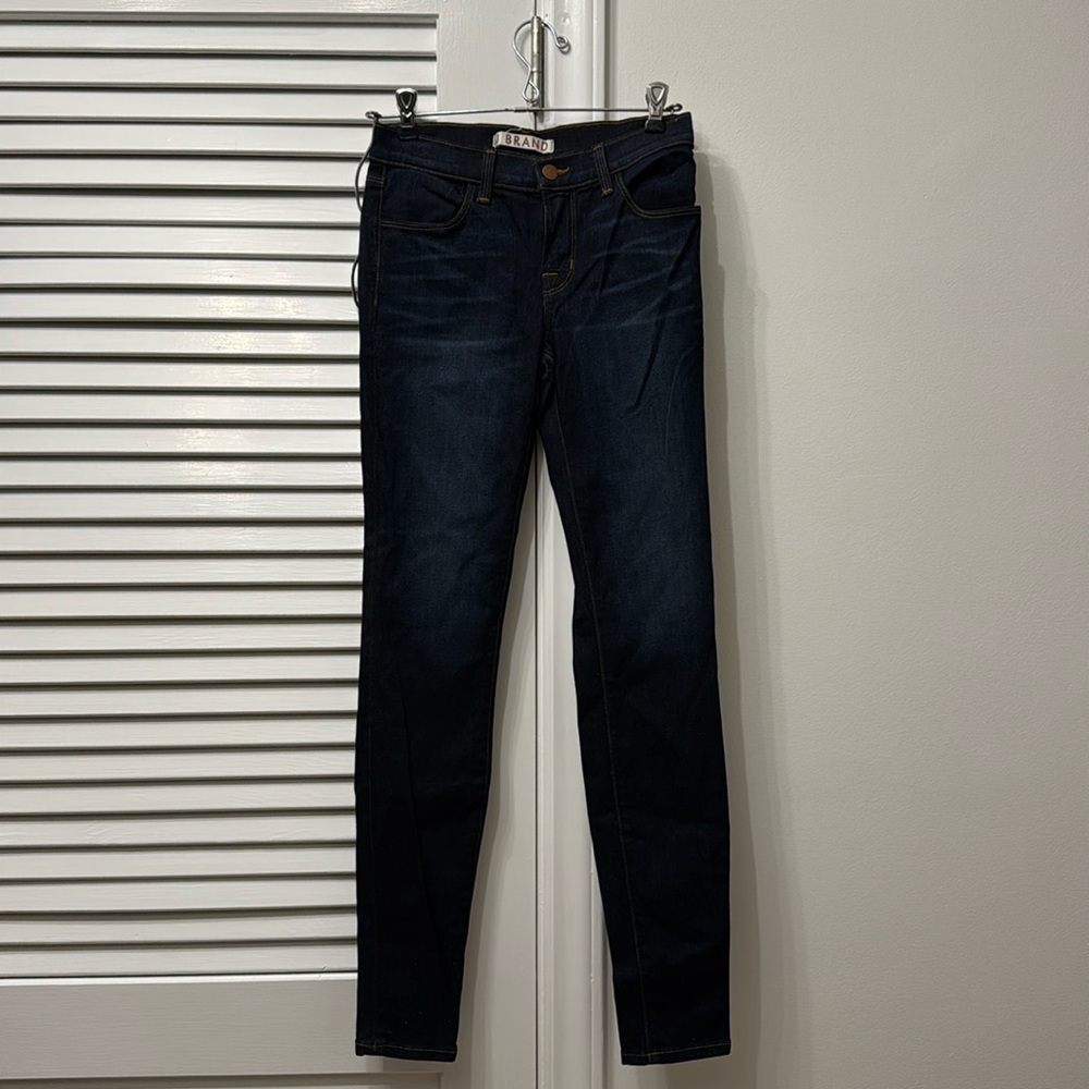 JBrand Blue Jeans SZ 25 Super Skinny 98% Cotton Pants 2% Elastic